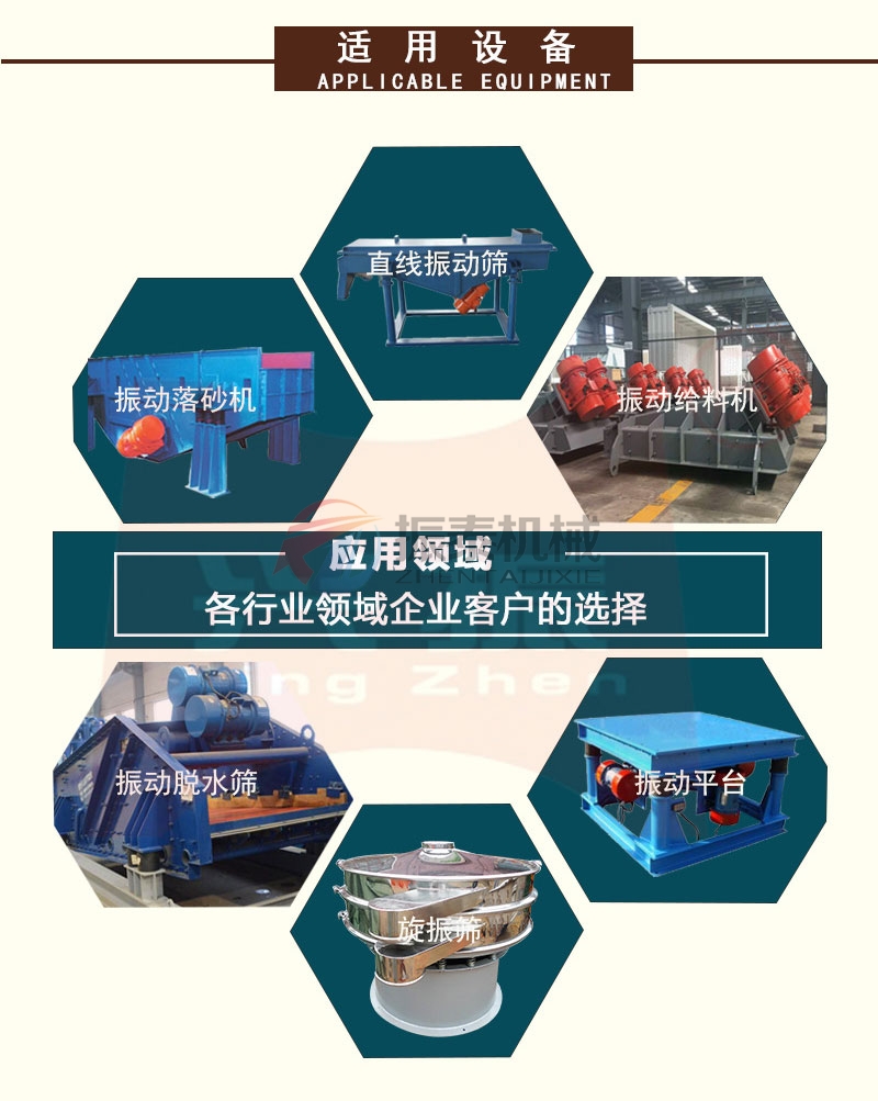振動電機適用行業